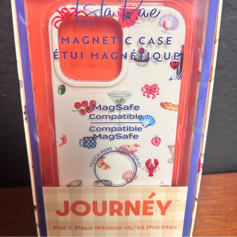 Journey MagSafe Case iPhone 15/14 Pro Max Isla étui magnétique Coastal theme‎